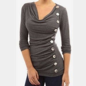 PRICE💰 DROP! PATTYBOUTIK GRAY SWEATER